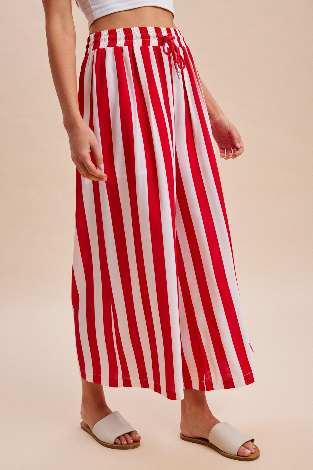 Wide Striped Pants