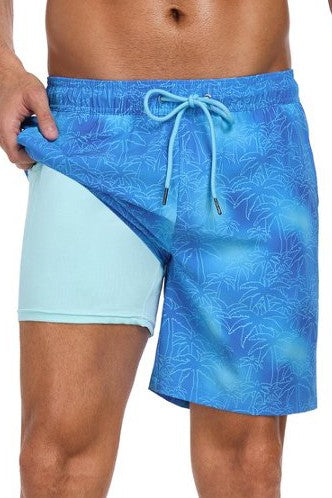 Palm Tree Retro Men's Swim