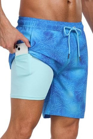 Palm Tree Retro Men's Swim