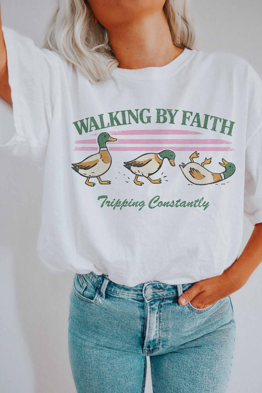 Walking By Faith Duckies Tee