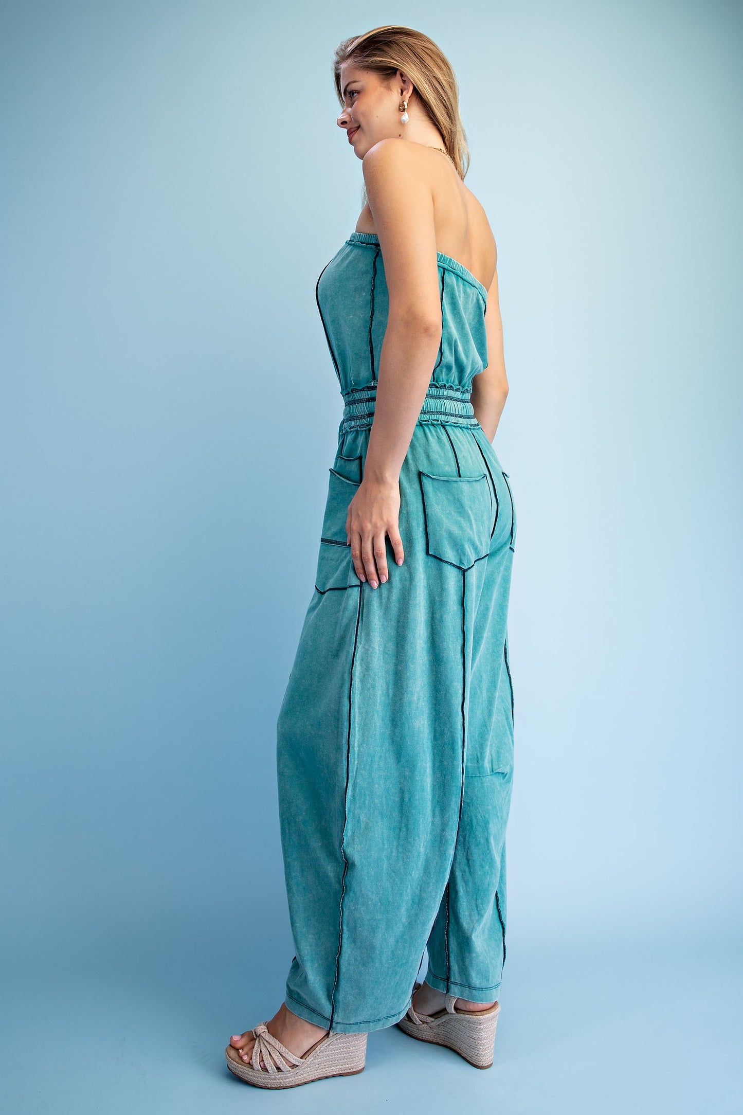 Dusty Blue Dreams Jumpsuit
