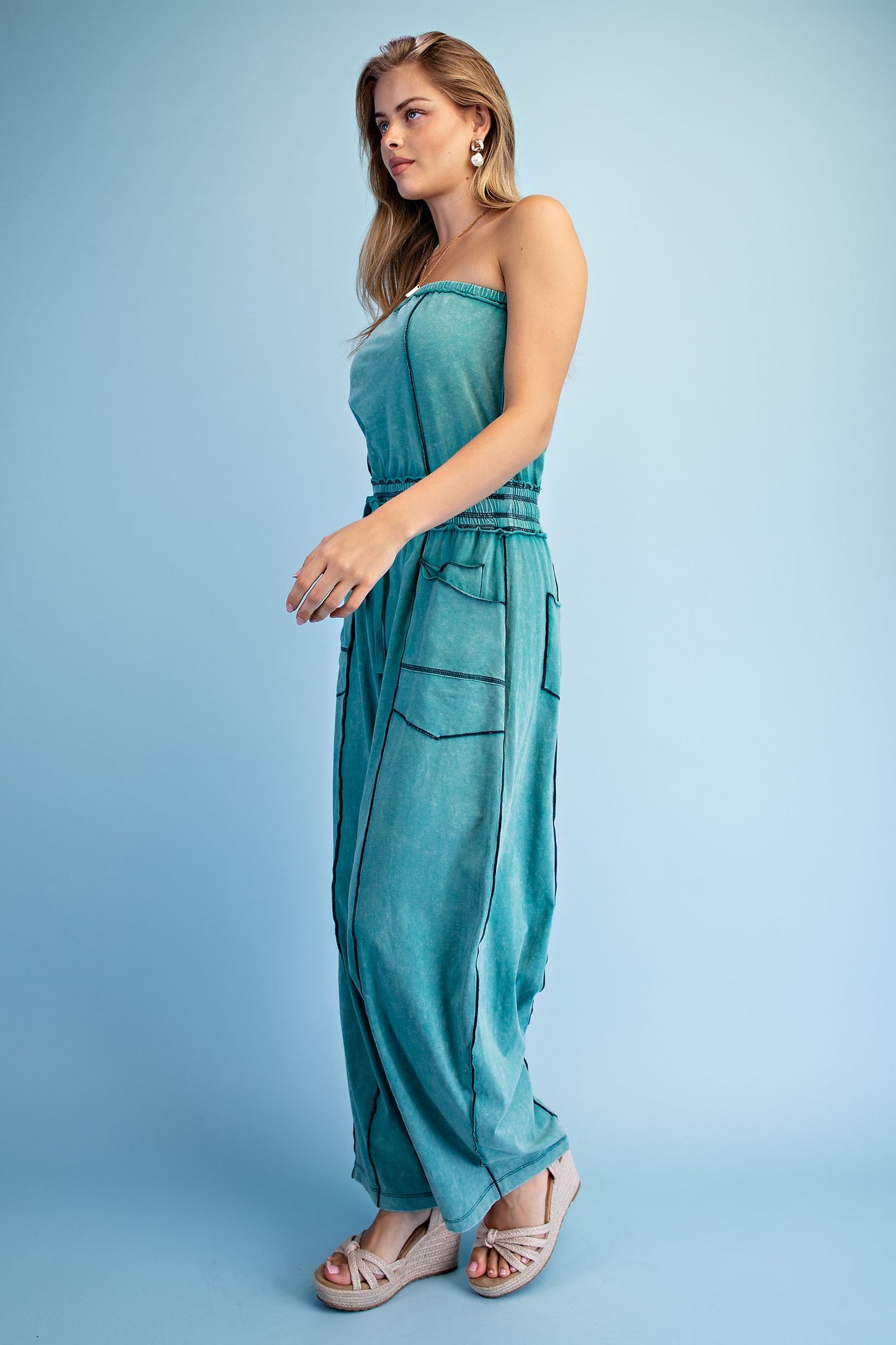 Dusty Blue Dreams Jumpsuit