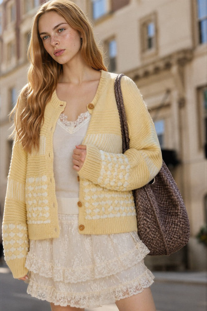 Chunky Cardigan -Multi
