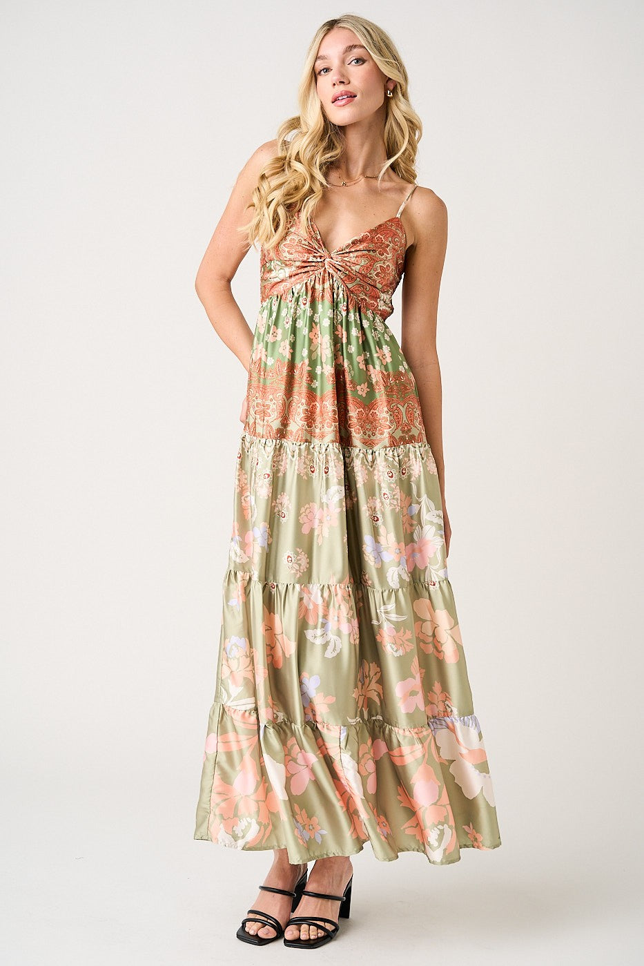 Satin Boho Breezy Dress