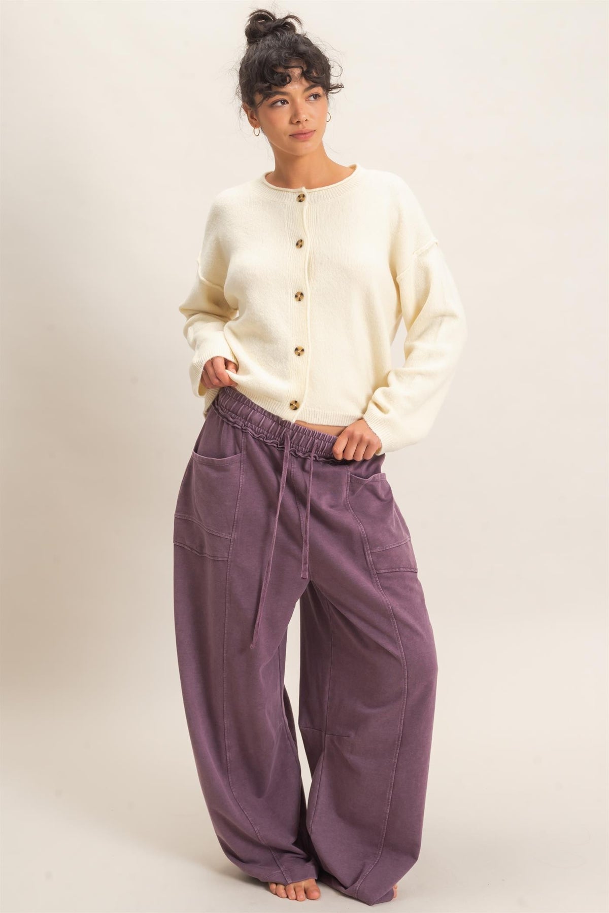 Mineral Washed Barrel Sweatpants