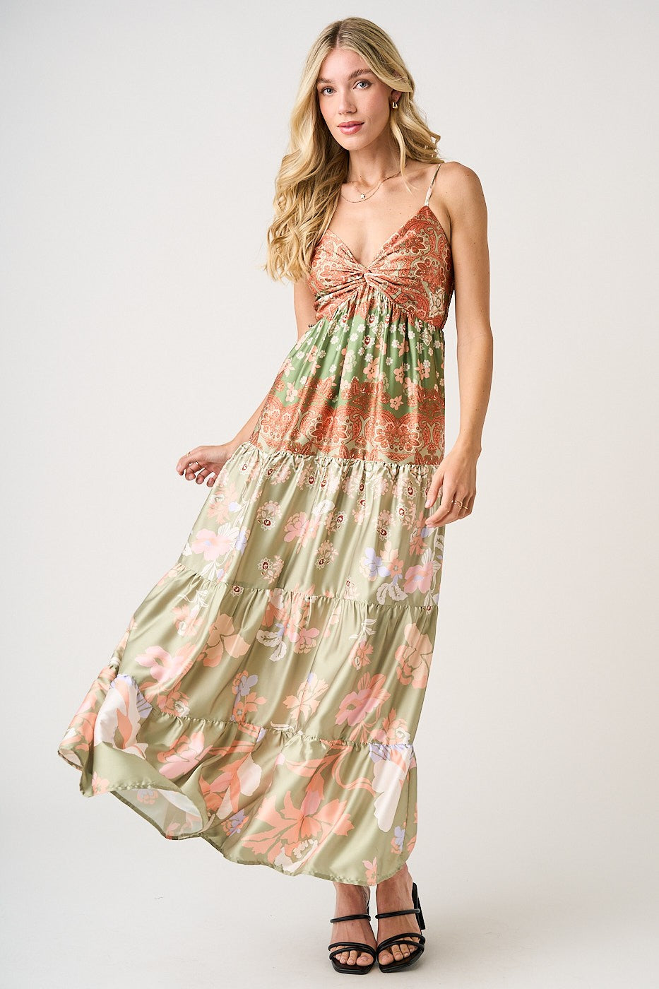 Satin Boho Breezy Dress