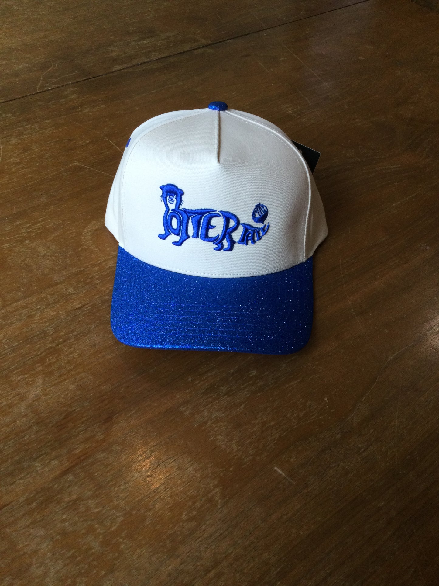SPARKLY Blue Ottertail Hat
