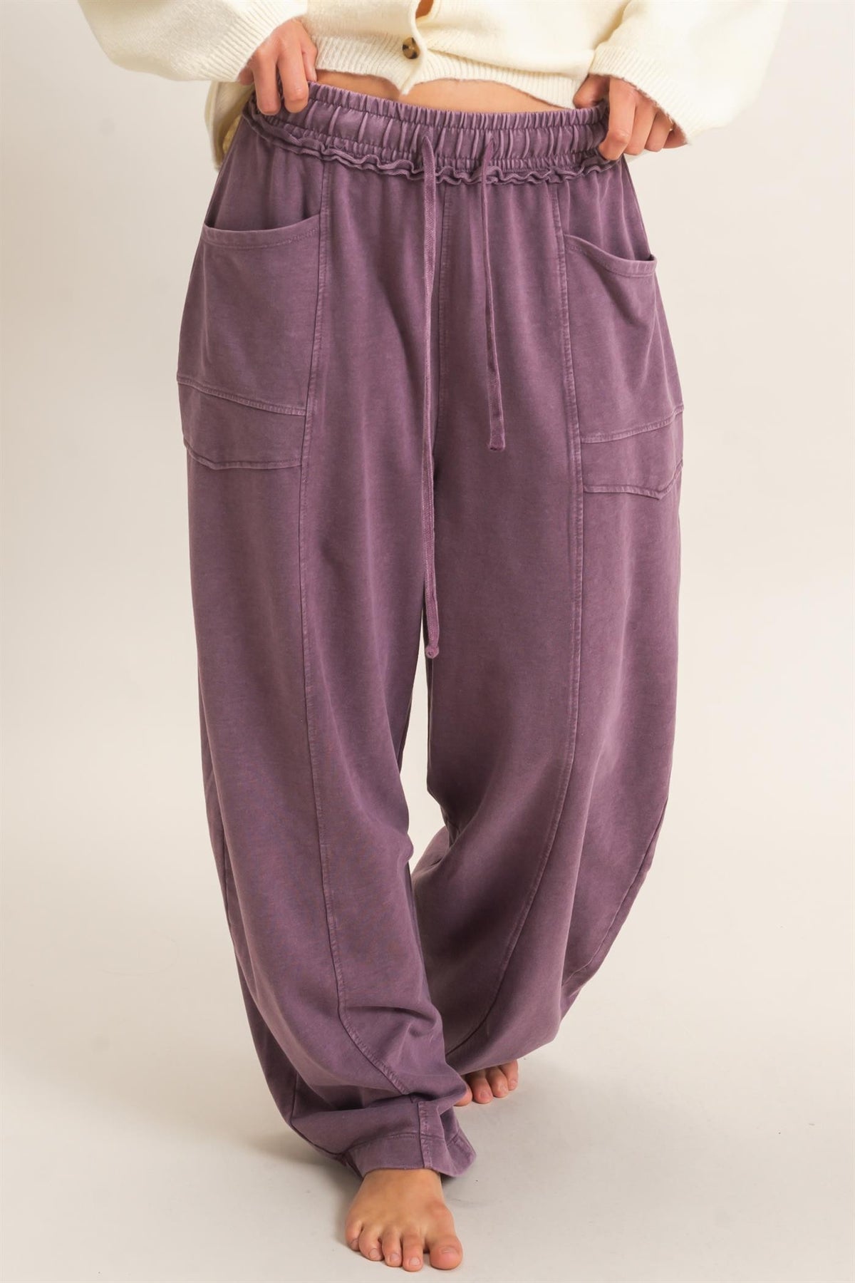 Mineral Washed Barrel Sweatpants