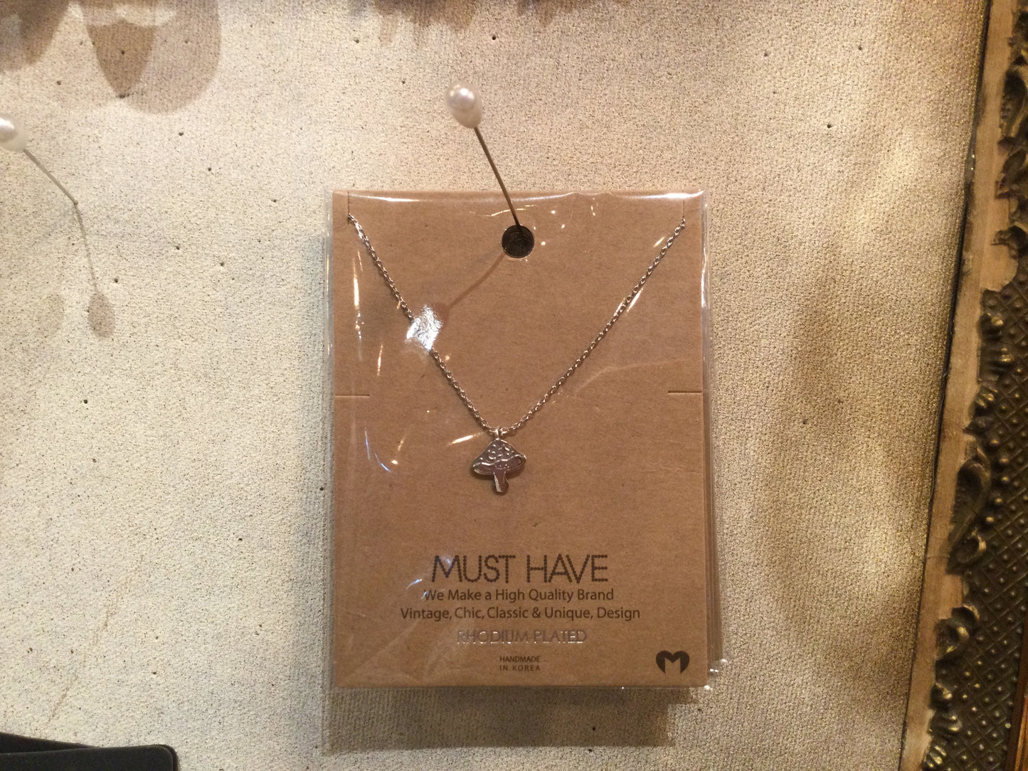 Mushroom Necklace