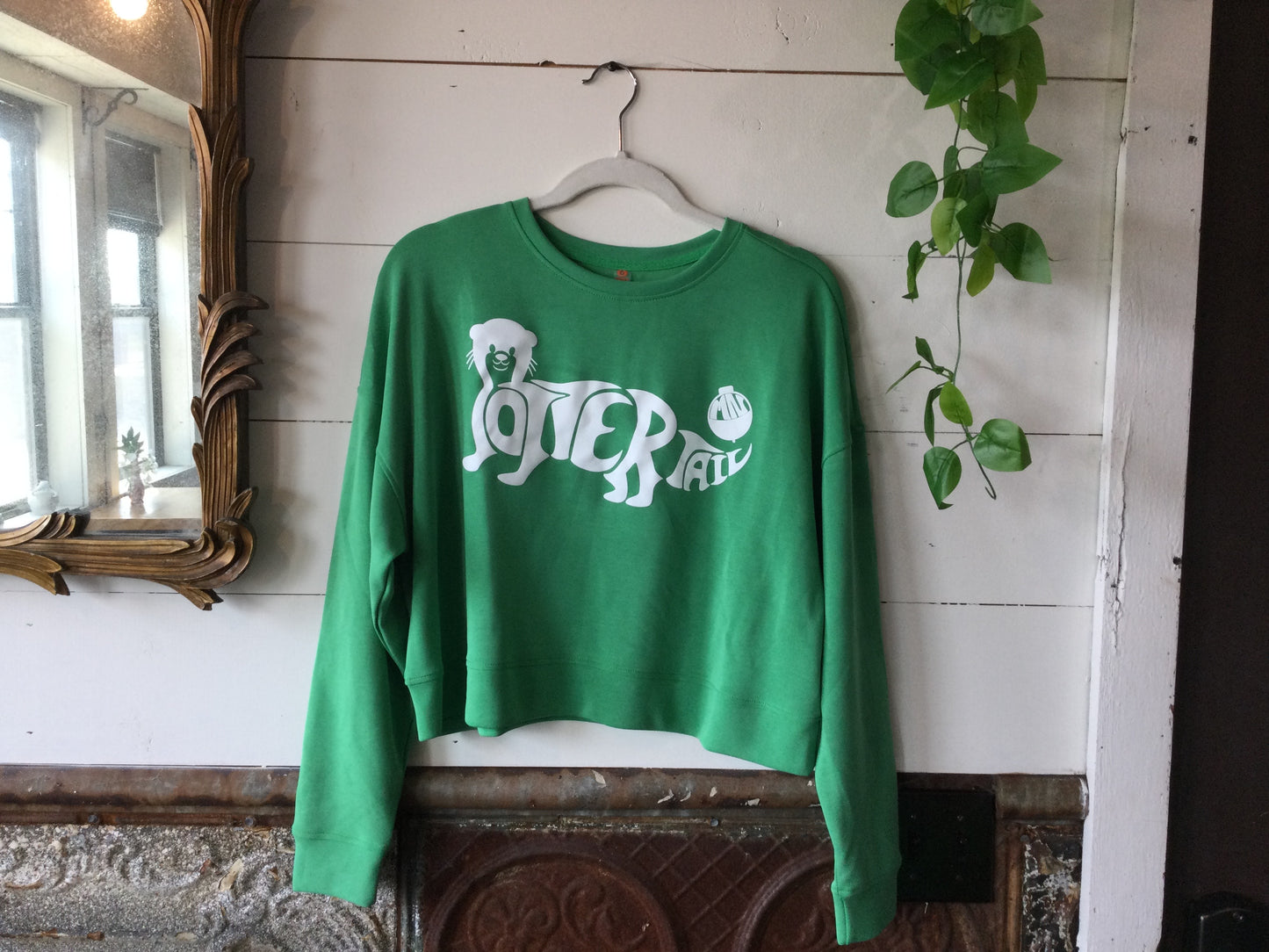 Drop Shoulder Cropped Crew