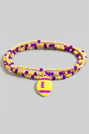 Vikings Football Bracelet