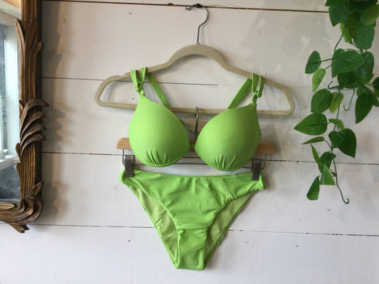 Lime in the Sand Push Up Bikini