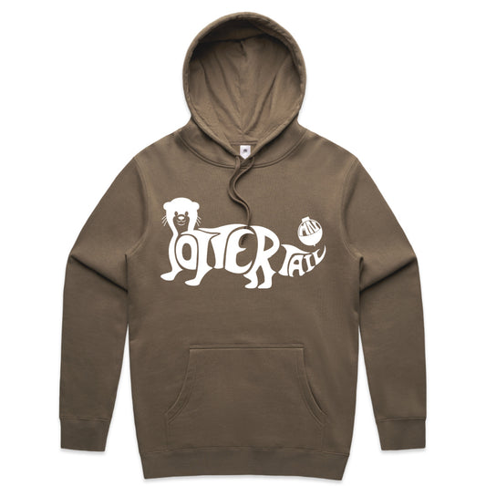 Bobber the Otter Hoodie-Almond