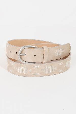 Boho Embroidered Belt