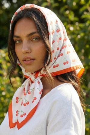 Cherry Print Scarf
