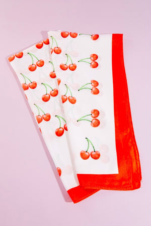 Cherry Print Scarf