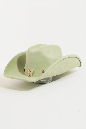 Butterfly Charms Cowboy Hat