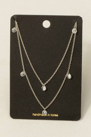 Crystal Drip Necklace