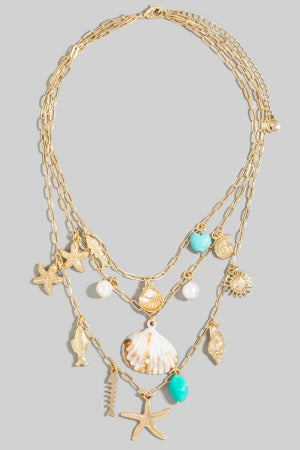 Sea Life Charm Necklace