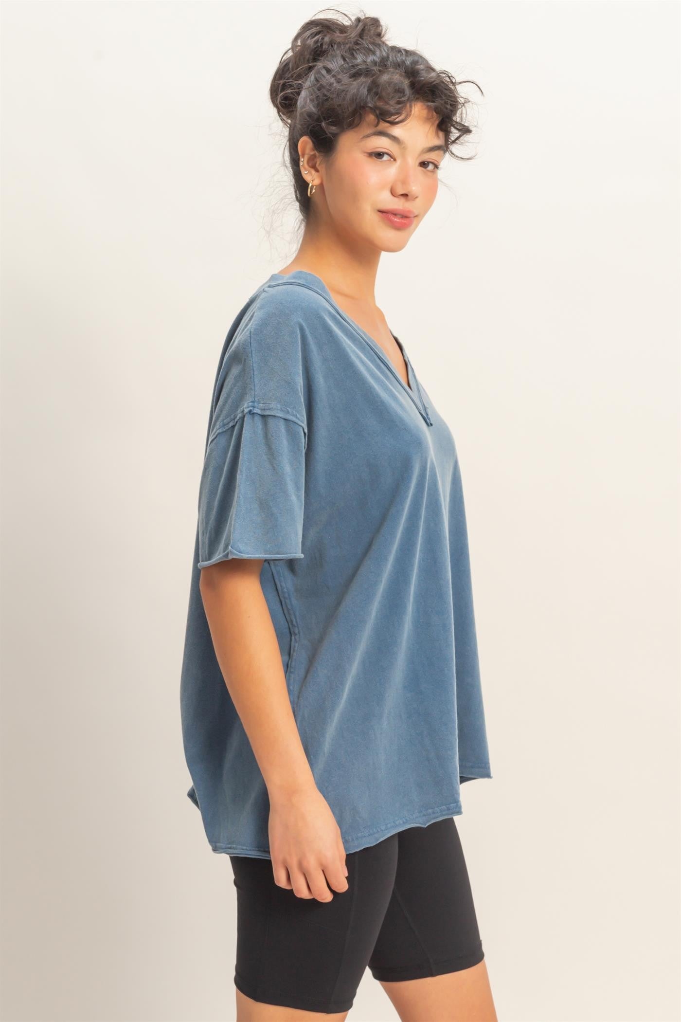 Cotton Wash Shirt-Taupe