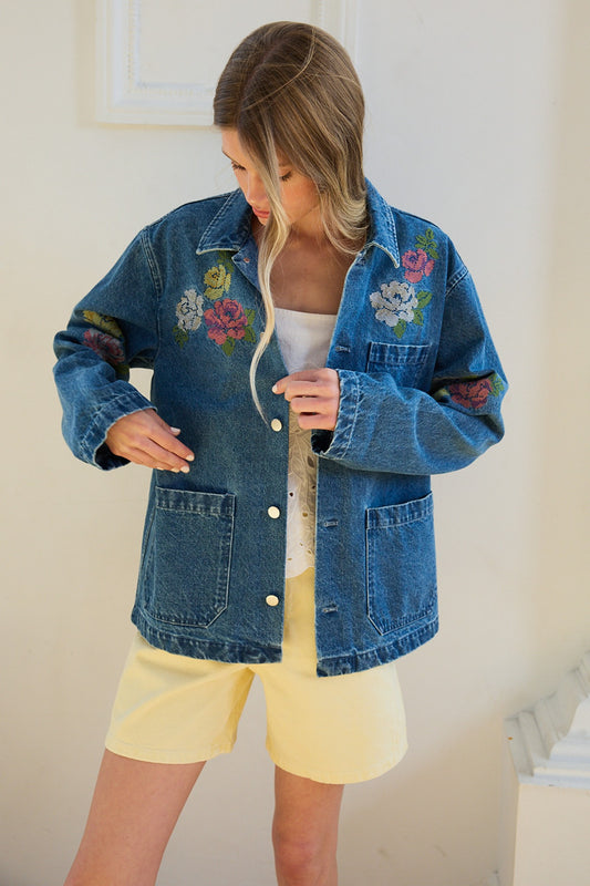 Colorful Embroidered Jacket