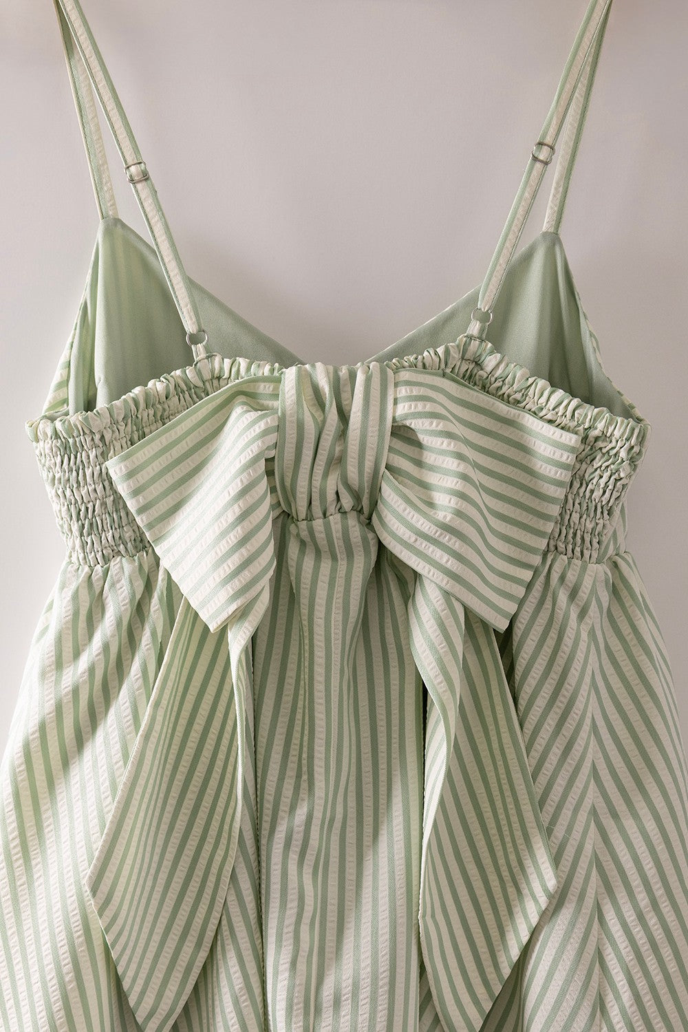 Stripe Bow Babydoll Sundress