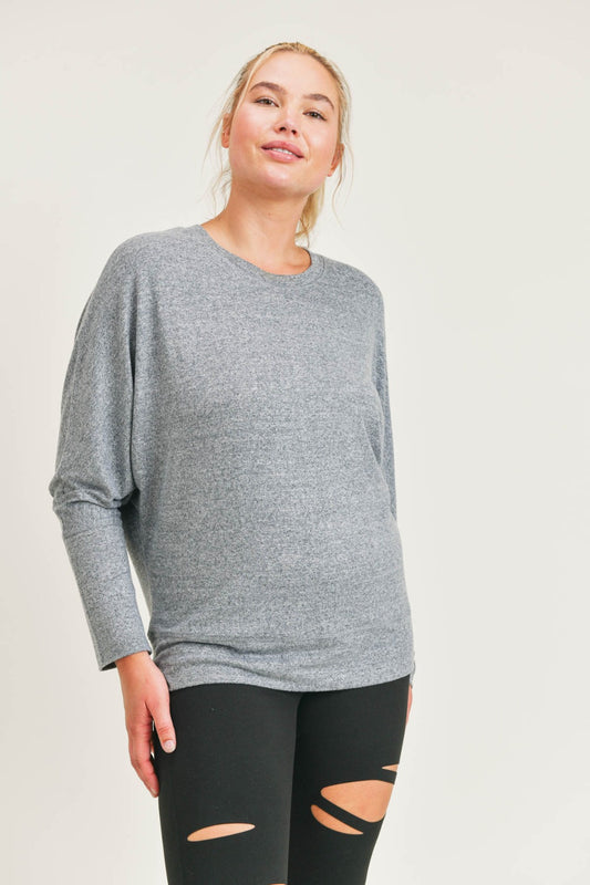 SOFTEST Touch Sweater-PLUS-Grey