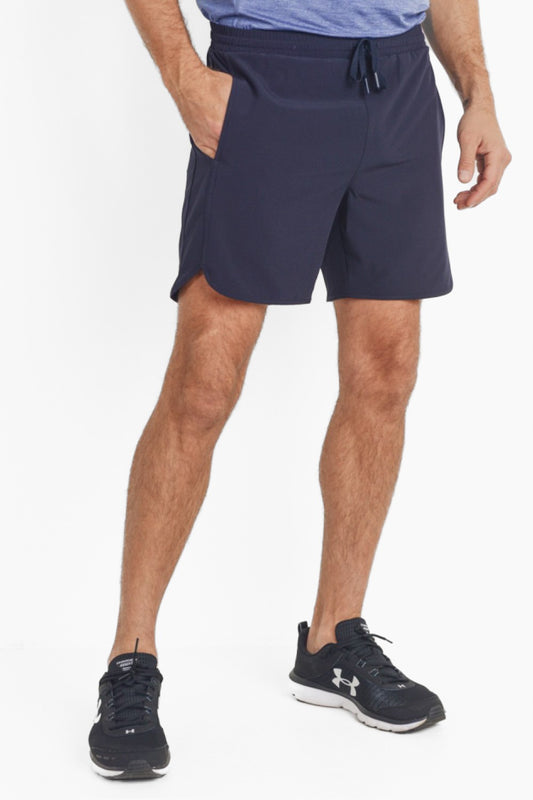 Ride the Wave Men's Shorts-Navy Blue