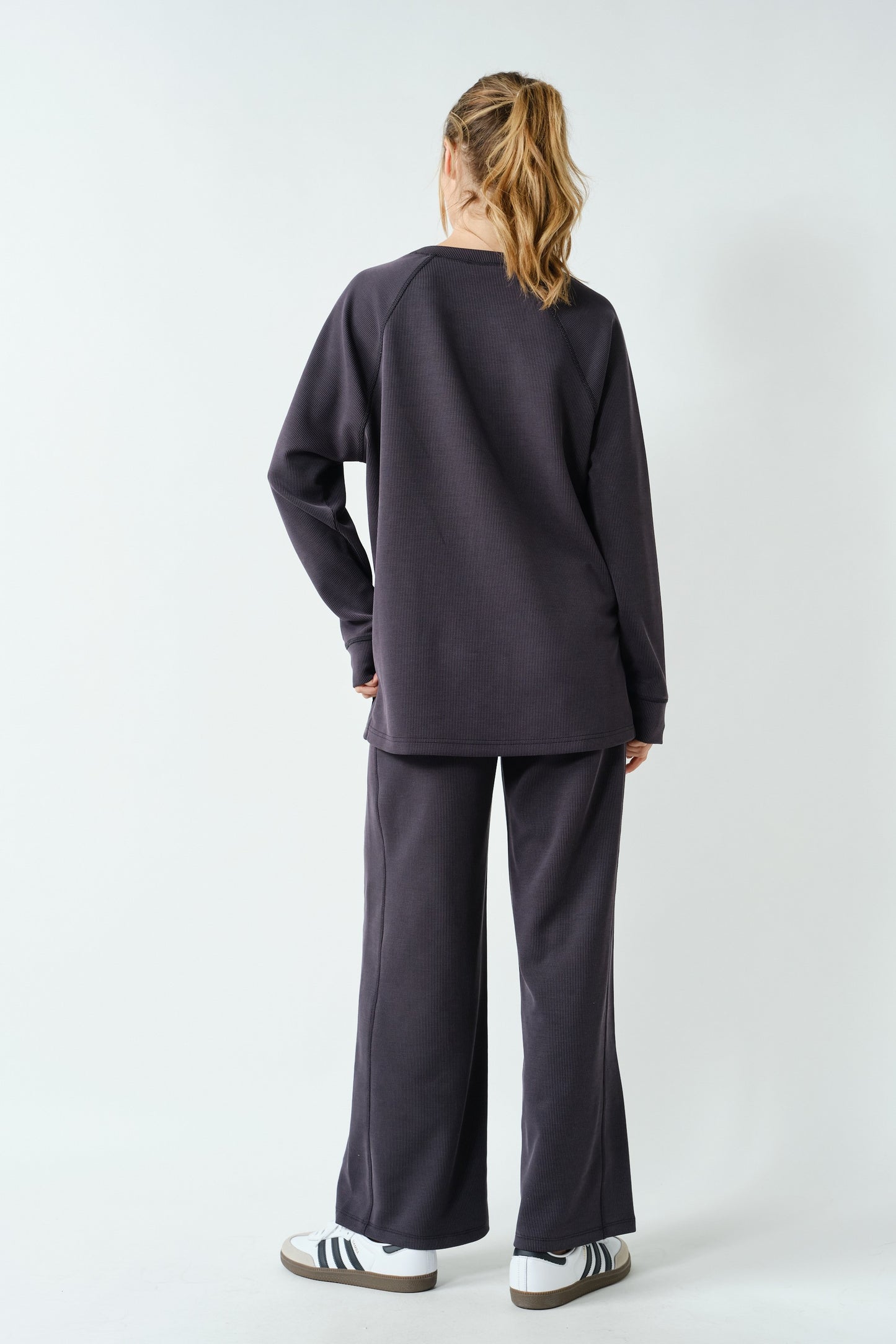 Washed Rib Long Sleeve