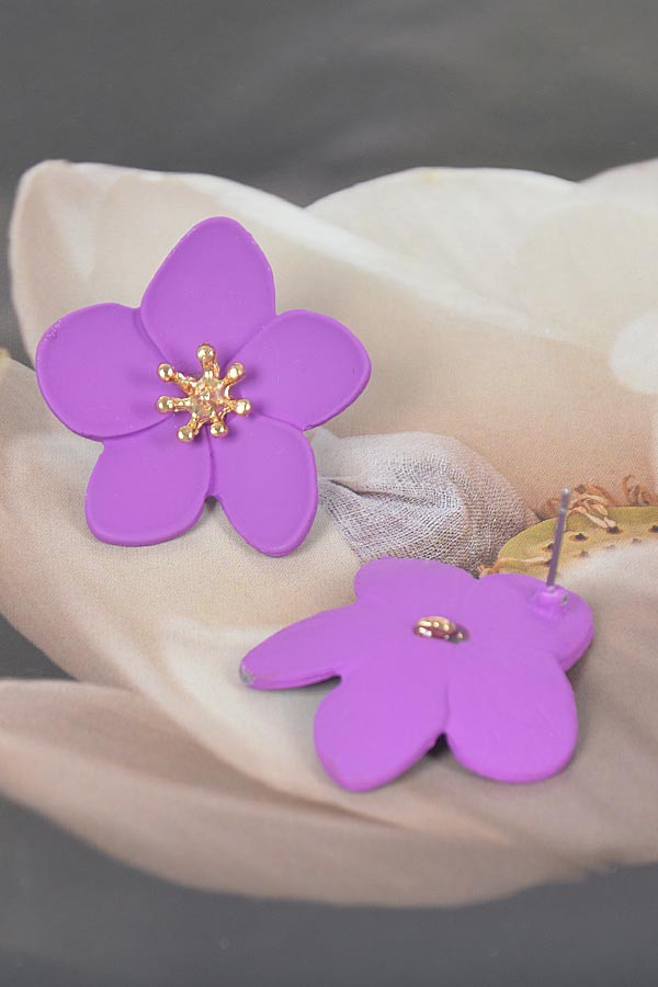 Cutie Pie Vibrant Flower Earrings