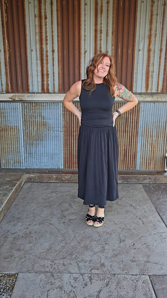 Date Night Sleeveless Maxi Dress