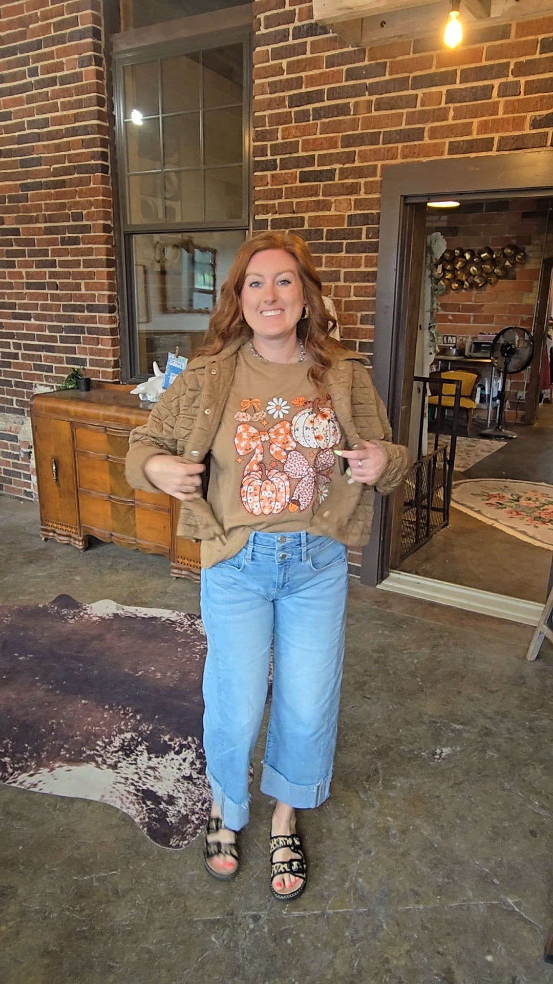 Pumpkin Coquette Fall Graphic