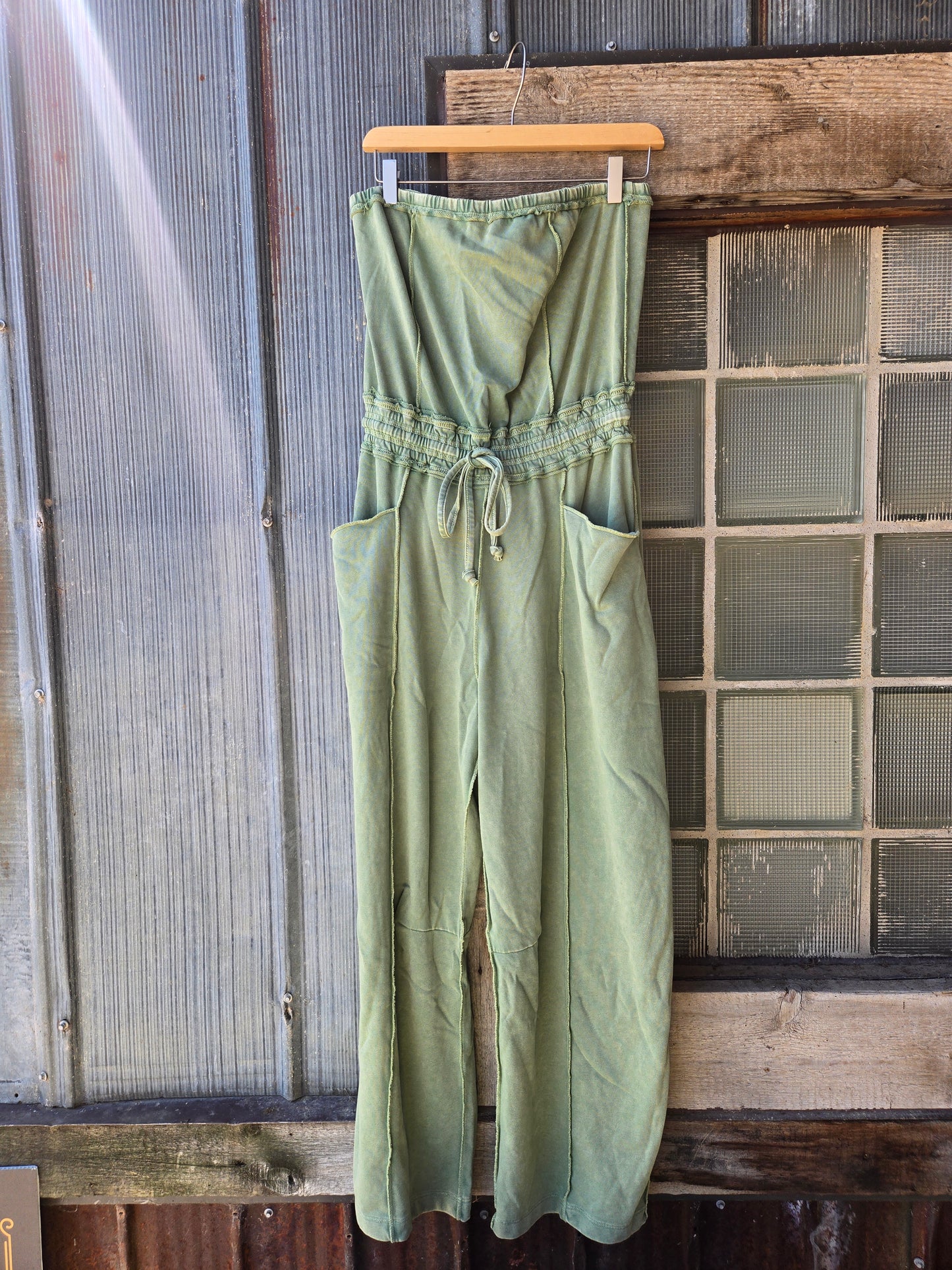 Forest Green Dreams Jumpsuit
