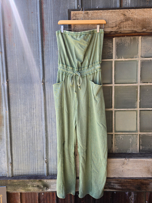 Forest Green Dreams Jumpsuit