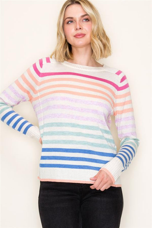 Just Colorful Enough Sweater