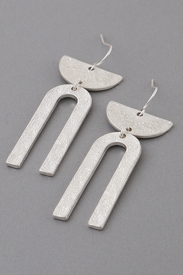 Textured Arch Earrings